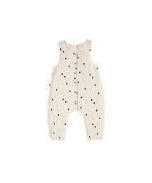cache cache | Quincy Mae　　Woven Snap Jumpsuit　（natural）(ロンパース)