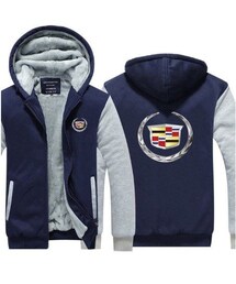 CADILLAC　キャデラック　パーカー　セットアップ　上下セット　黒　XXLサイズ キャデラック（メンズファッション）の通販