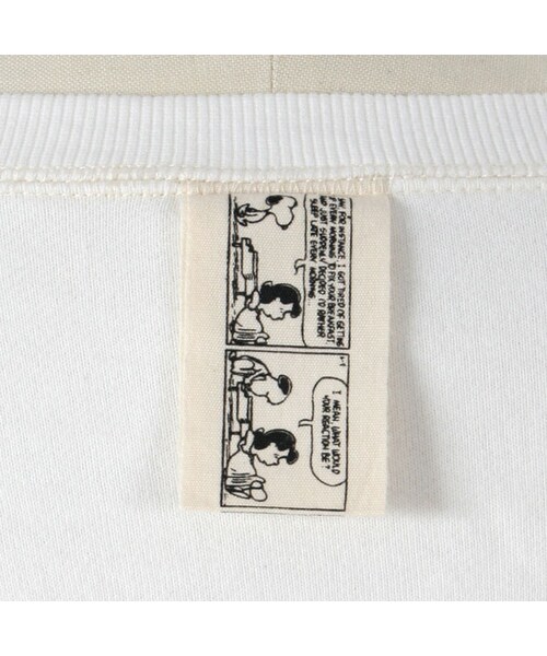 BOO HOMES（ブー オム）の「ウィメンズサイズトレーナー（スヌーピー）（トップス・キッズ・ホワイト・ウィメンズS/ウィメンズM）」の5枚目の写真