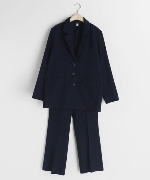 DHOLIC（ディーホリック）の「コットンボタンジャケット&パンツSET（セットアップ・レディース・ベージュ/ピンク/ブルー/その他/ホワイト/パープル・S/M）」の6枚目の写真