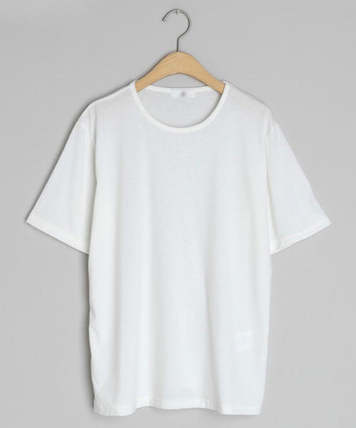 DHOLIC（ディーホリック）の「ラウンドネックTシャツ（Tシャツ/カットソー・レディース・ブルー/ベージュ/ホワイト/グレー/レッド・FREE）」の2枚目の写真