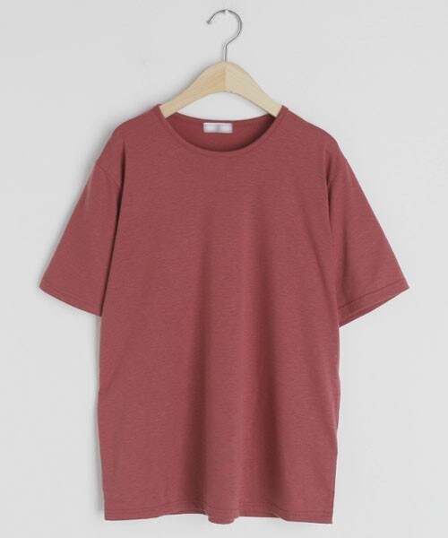 DHOLIC（ディーホリック）の「ラウンドネックTシャツ（Tシャツ/カットソー・レディース・ブルー/ベージュ/ホワイト/グレー/レッド・FREE）」の5枚目の写真