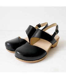 dansko | DANSKO｜ダンスコ｜Kristy Burnished Calf｜クリスティ｜792200｜  BLACK(サンダル)