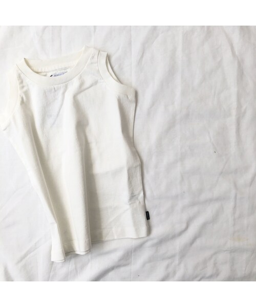 cache cache（カシュ カシュ）の「ARCH&LINE  G/D  CANVAS 　TANKTOP　S/M/L/XL（タンクトップ・キッズ・その他）」の4枚目の写真