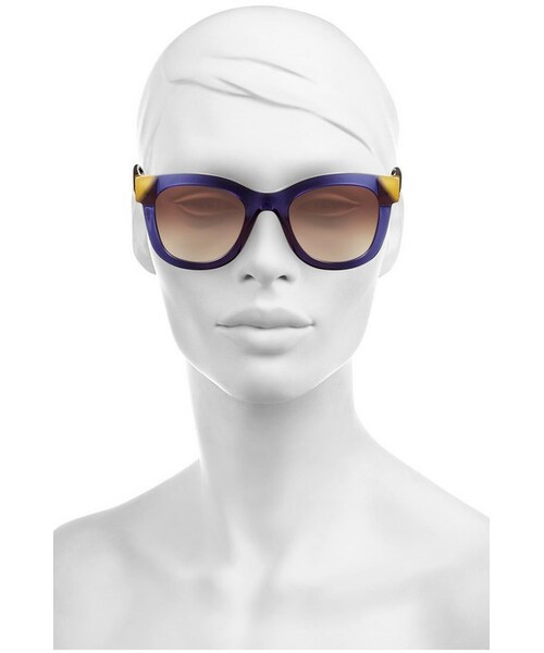 THIERRY LASRY（ティエリーラスリー）の「Thierry Lasry Chromaty D-frame acetate sunglasses（サングラス・レディース・Blue・One size）」の4枚目の写真