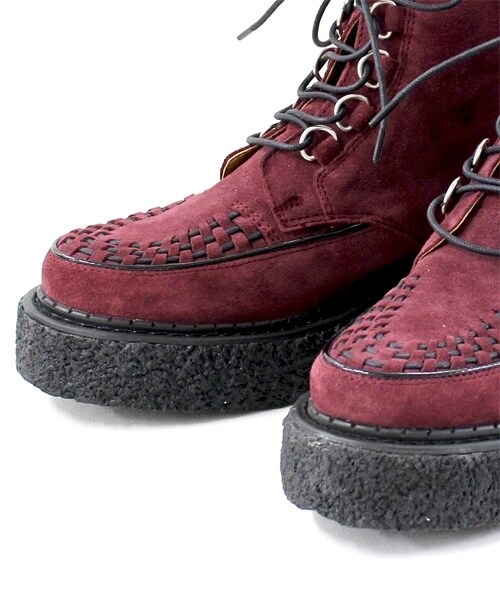 RNA（アールエヌエー）の「＜予約＞ラバーソールブーツ（シューズ・レディース・ライトグレー/バーガンジー・S/M）」の5枚目の写真