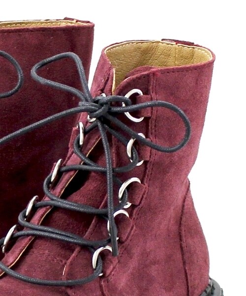 RNA（アールエヌエー）の「＜予約＞ラバーソールブーツ（シューズ・レディース・ライトグレー/バーガンジー・S/M）」の6枚目の写真