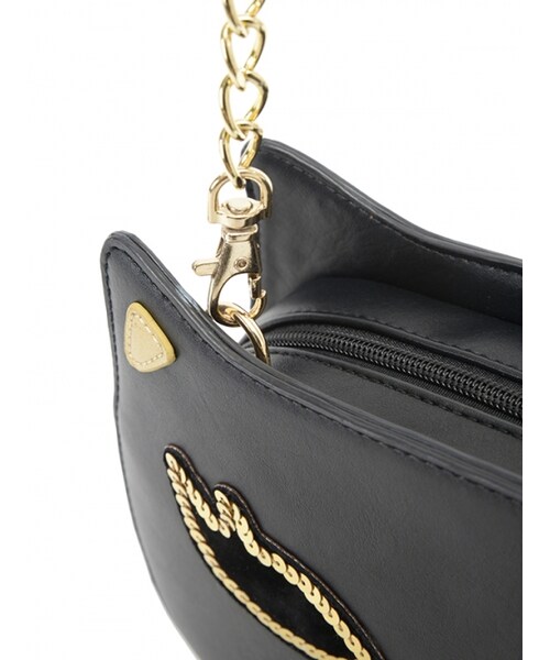 Honey Salon（ハニーサロン）の「Honey catバッグ（バッグ・レディース・ブラック/レオパード・Free）」の5枚目の写真