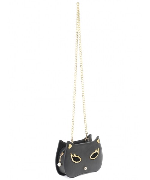 Honey Salon（ハニーサロン）の「Honey catバッグ（バッグ・レディース・ブラック/レオパード・Free）」の9枚目の写真