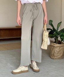 DHOLIC | リブワイドパンツ(その他パンツ)