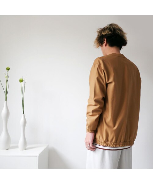 Curly（カーリー）の「CURLY | カーリー | BRIGHT CARDE  Kersey｜カーディガン| 201-34031SD｜SIZE2　SIZE3｜BEIGE（カーディガン/ボレロ・メンズ・その他）」の9枚目の写真