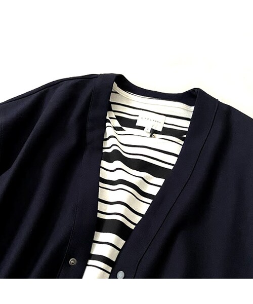 Curly(カーリー)の「CURLY | カーリー | BRIGHT CARDE Kersey|カーディガン| 201-34031SD|SIZE2 SIZE3|D NAVY(カーディガン/ボレロ・メンズ・その他)」の10枚目の写真