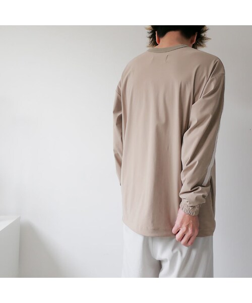 Curly（カーリー）の「CURLY カーリー | KIPS LS TEE｜201-34032｜SIZE2・3｜BEIGE（Tシャツ/カットソー・メンズ・その他）」の8枚目の写真