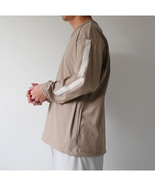 Curly（カーリー）の「CURLY カーリー | KIPS LS TEE｜201-34032｜SIZE2・3｜BEIGE（Tシャツ/カットソー・メンズ・その他）」の6枚目の写真