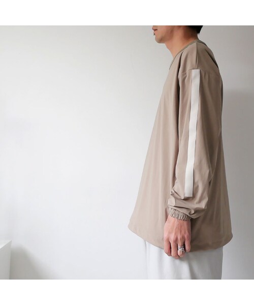 Curly（カーリー）の「CURLY カーリー | KIPS LS TEE｜201-34032｜SIZE2・3｜BEIGE（Tシャツ/カットソー・メンズ・その他）」の7枚目の写真