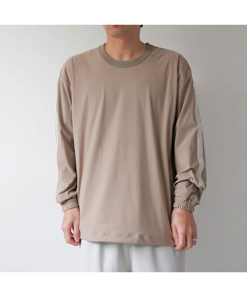 Curly（カーリー）の「CURLY カーリー | KIPS LS TEE｜201-34032｜SIZE2・3｜BEIGE（Tシャツ/カットソー・メンズ・その他）」の5枚目の写真