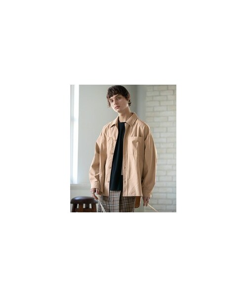 act'm（アクトム）の「act'm ビッグシルエット ツイル CPO シャツ-2020 act'm SPRING NEW ITEM-（トップス）」