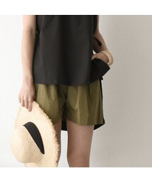 Lavish Gate | nh-swim-08003　タック入り　スイムショートパンツ　ベージュ　カーキ　ブラック(スイムグッズ)