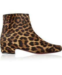 Christian Louboutin | Christian Louboutin Tounoir leopard-print calf hair ankle boots(ブーツ)