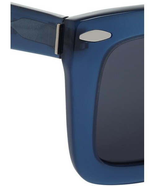 Grey Ant（グレイアント）の「Finds + GREY ANT Status square-frame acetate sunglasses（サングラス・レディース・Blue・One size）」の2枚目の写真