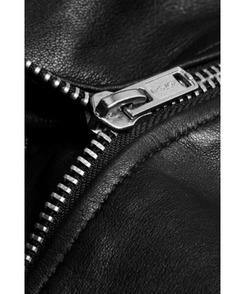 BLK DNM（ブラックデニム）の「BLK DNM 8 leather biker jacket（ライダースジャケット・レディース・Black・x small/small/medium/large）」の5枚目の写真