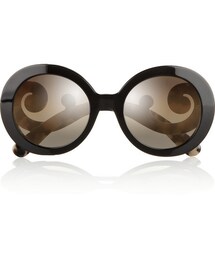 PRADA | Prada Round-frame acetate sunglasses(サングラス)