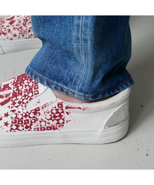 SPOLOGUM(スポロガム)の「SPOLOGUM|スポロガム|RED DRAGON SLIP ON |スリッポン スニーカー| RED(スニーカー・メンズ・その他)」の6枚目の写真