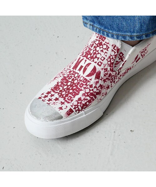 SPOLOGUM(スポロガム)の「SPOLOGUM|スポロガム|RED DRAGON SLIP ON |スリッポン スニーカー| RED(スニーカー・メンズ・その他)」の7枚目の写真