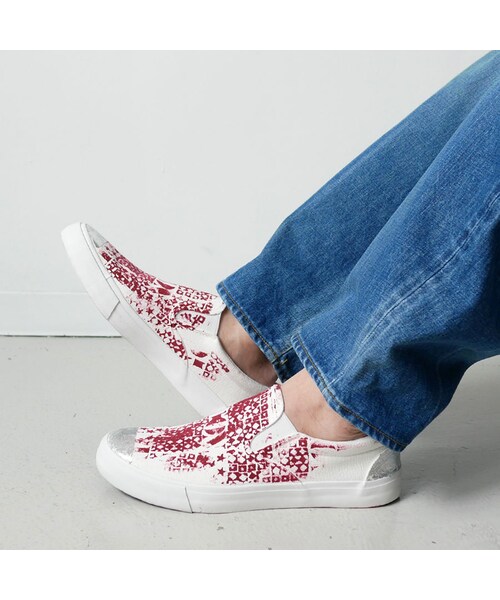 SPOLOGUM(スポロガム)の「SPOLOGUM|スポロガム|RED DRAGON SLIP ON |スリッポン スニーカー| RED(スニーカー・メンズ・その他)」の5枚目の写真