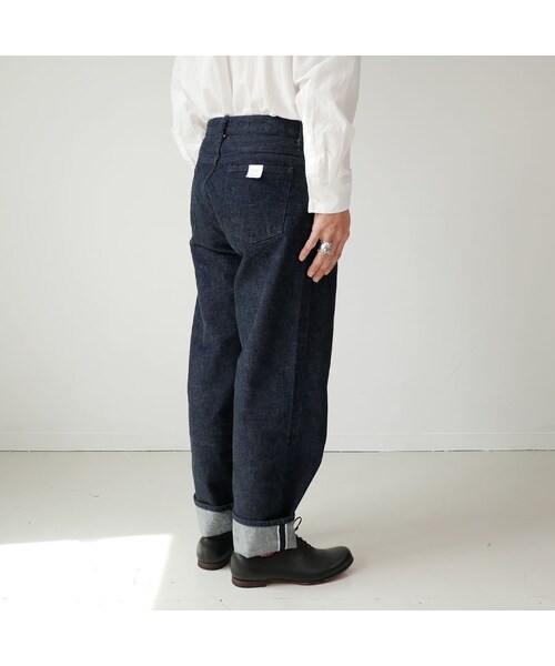 その他セレクト（ソノタセレクト）の「brassband｜ブラスバンド｜ STANDARD DENIM PANTS｜スタンダードデニムパンツ｜ INDIGO O.W ｜Men's（デニムパンツ・メンズ・その他）」の3枚目の写真