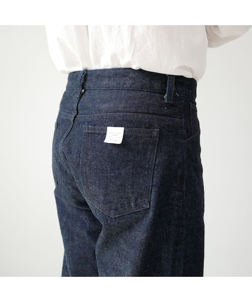 その他セレクト（ソノタセレクト）の「brassband｜ブラスバンド｜ STANDARD DENIM PANTS｜スタンダードデニムパンツ｜ INDIGO O.W ｜Men's（デニムパンツ・メンズ・その他）」の4枚目の写真
