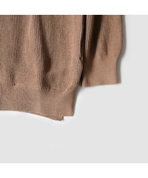 Curly(カーリー)の「CURLY | カーリー |ASSEMBLY CREW KNIT |201-35011|GREIGE|SIZE2 SIZE3(ニット/セーター・メンズ・その他)」の12枚目の写真