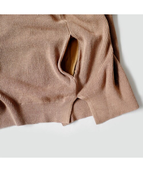 Curly(カーリー)の「CURLY | カーリー |ASSEMBLY CREW KNIT |201-35011|GREIGE|SIZE2 SIZE3(ニット/セーター・メンズ・その他)」の13枚目の写真