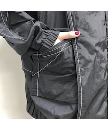 バルムング 重ねハイネックビッグパーカー 重ねハイネックビッグパーカー (AIR-C) - Black – BALMUNG