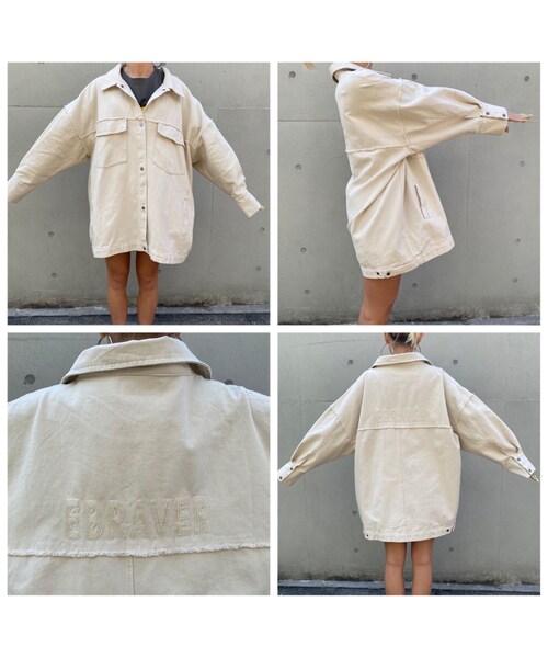 no brand（ノーブランド）の「カツラギシャツJK｢EBRAVER ｣#65303（その他アウター・レディース・その他）」の11枚目の写真