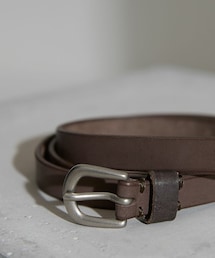 LIDNM | OILED LEATHER NARROW BELT (ベルト)