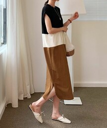 DHOLIC | 配色ワンピース(ワンピース)