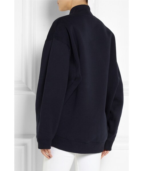 Acne Studios(アクネストゥディオズ)の「Acne Studios Beta printed cotton-blend jersey sweatshirt(スウェット・レディース・Blue・x small/small/medium/large)」の2枚目の写真