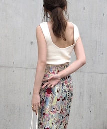 LAULEN | Backless pad in tank(タンクトップ)