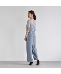kaene バックリボンレースミックスオールインワン kaene（カエン）の「100586 / バックリボンレースミックス
