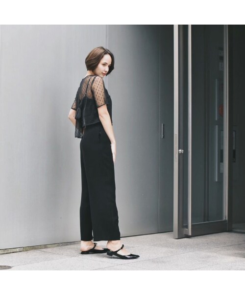 kaene バックリボンレースミックスオールインワン kaene（カエン）の「100586 / バックリボンレースミックス