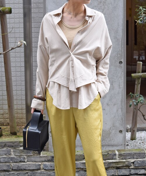 no brand（ノーブランド）の「ダブルシャツBL（シャツ/ブラウス・レディース・その他）」の4枚目の写真