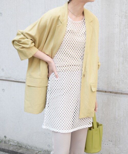 no brand（ノーブランド）の「メッシュタンクTOP（タンクトップ・レディース・その他）」の4枚目の写真