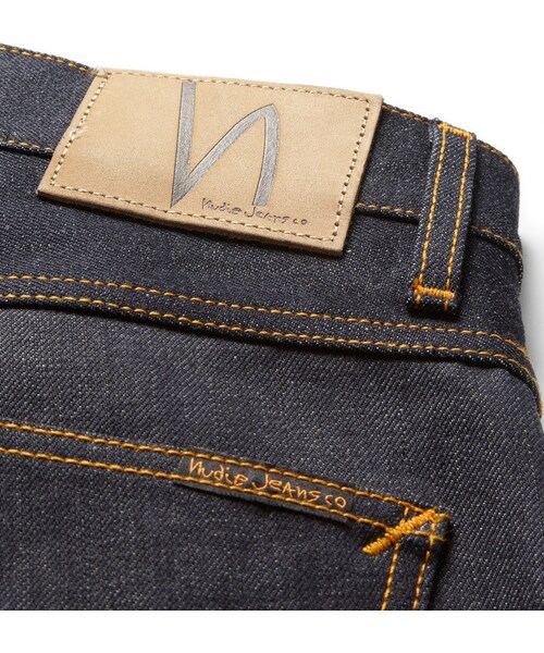 Nudie Jeans(ヌーディージーンズ)の「Nudie Jeans Grim Tim Slim-Fit Organic Dry Denim Jeans(デニムパンツ・メンズ・Blue・28W 32L/30W 32L/31W 32L/32W 32L/33W 32L/34W 32L/36W 32L/38W 32L/32W 34L/33W 34L/34W 34L/36W 34L/38W 34L)」の4枚目の写真