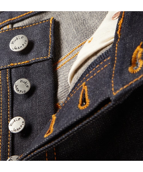 Nudie Jeans(ヌーディージーンズ)の「Nudie Jeans Grim Tim Slim-Fit Organic Dry Denim Jeans(デニムパンツ・メンズ・Blue・28W 32L/30W 32L/31W 32L/32W 32L/33W 32L/34W 32L/36W 32L/38W 32L/32W 34L/33W 34L/34W 34L/36W 34L/38W 34L)」の7枚目の写真