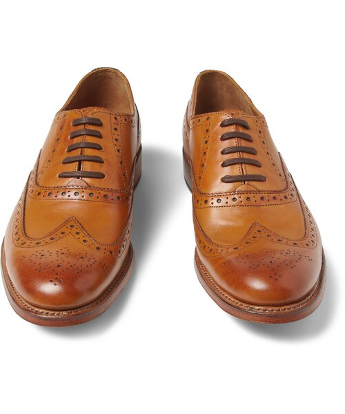 GRENSON（グレンソン）の「Grenson Dylan Leather Wingtip Brogues（シューズ・メンズ・Brown・UK 6 (US 7)/UK 6.5 (US 7.5)/UK 7 (US 8)/UK 7.5 (US 8.5)/UK 8 (US 9)/UK 8.5 (US 9.5)/UK 9 (US 10)/UK 9.5 (US 10.5)/UK 10 (US 11)/UK 10.5 (US 11.5)/UK 11 (US 12)/UK 11.5 (US 12.5)/UK 12 (US 13)）」の9枚目の写真