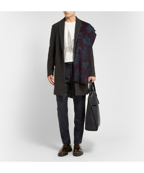 BURBERRY（バーバリー）の「Burberry Prorsum Leaf-Patterned Cashmere