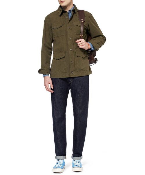 CONVERSE（コンバース）の「Converse 1970s Chuck Taylor Canvas High Top Sneakers（スニーカー・メンズ・BLUE/Black・6/7/8/9/11/12/10）」の10枚目の写真