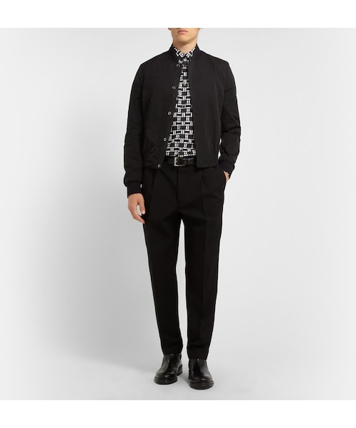 BALENCIAGA(バレンシアガ)の「Balenciaga Printed Slim-Fit Cotton Shirt(シャツ/ブラウス・メンズ・Black・EU 39 (UK/US 15.5)/EU 41 (UK/US 16)/EU 42 (UK/US 16.5)/EU 43 (UK/US 17)/EU 38 (UK/US 15))」の2枚目の写真