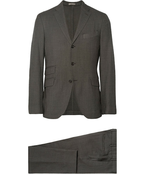BOGLIOLI（ボリオリ）の「Boglioli Grey Eton Patterned Wool Suit